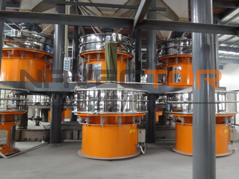 線切割刃料篩分工程